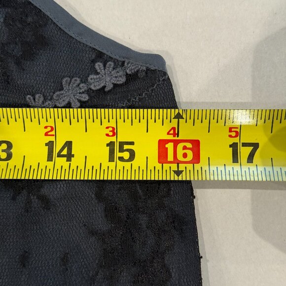 Intimately Free People Slip Dress SP Gray Pieced Lace ASO TV Elena Gilbert Y2K - Picture 4 of 5